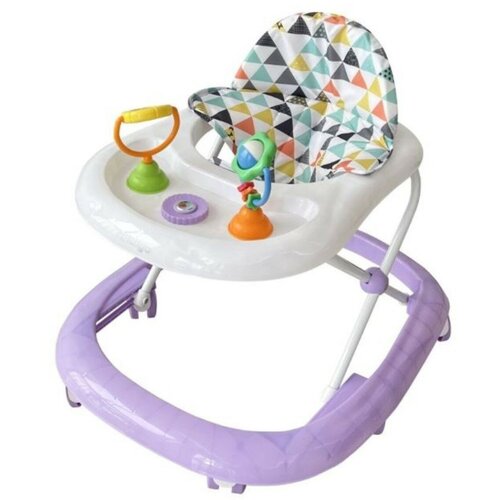 Ходунки детские, 6 колес, с игровой панелью, цвет фиолетовый