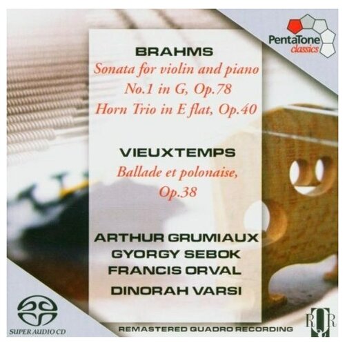 BRAHMS - Sonata for violin and piano No.1; Horn Trio in E flat. ARTHUR GRUMIAUX