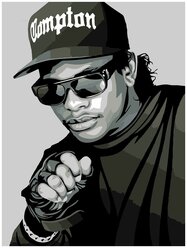 Картина по номерам Eazy-E, 40 х 50 см