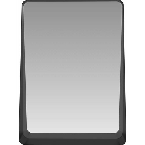 Зеркало Ferro с полкой 50x69.2 см цвет чёрный