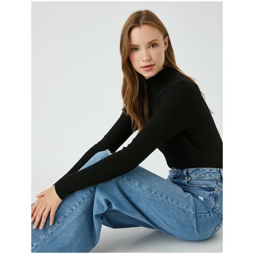 фото Свитер koton, размер m, черный