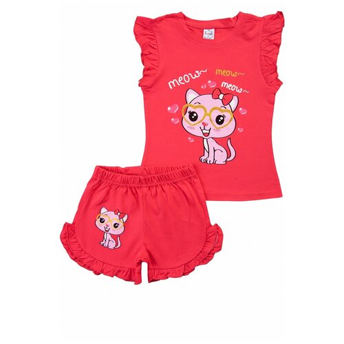 Костюм-пижама для девочки малиновая размер 1(86см)