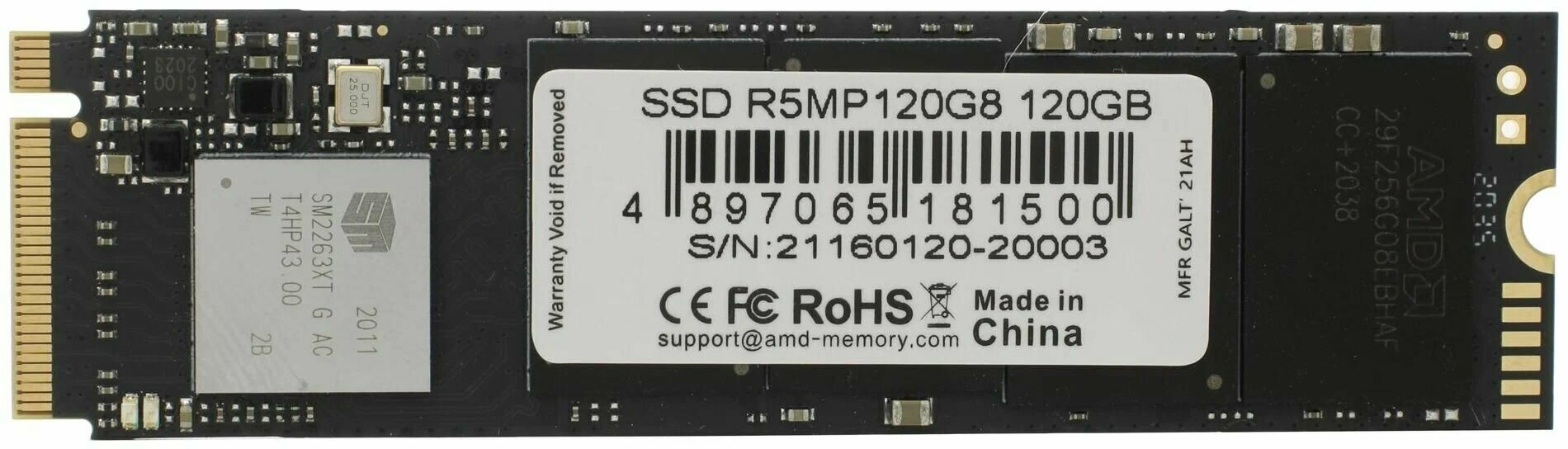 Накопитель SSD AMD 120GB Radeon R5 M.2 (R5M120G8)