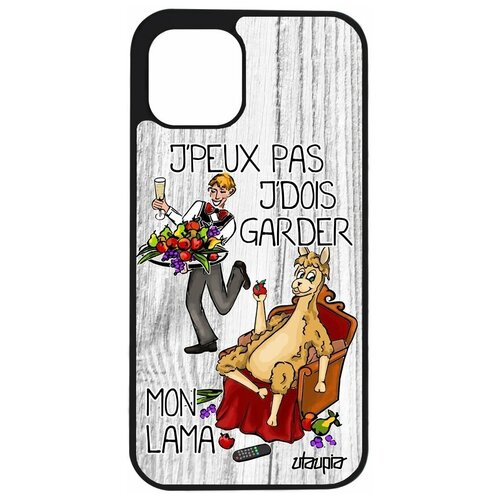 фото Чехол на телефон iphone 12, "не могу - у меня лама!" повод анекдот utaupia