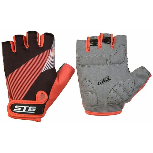 Перчатки STG, размер S, серый, красный перчатки stg размер s мультиколор белый