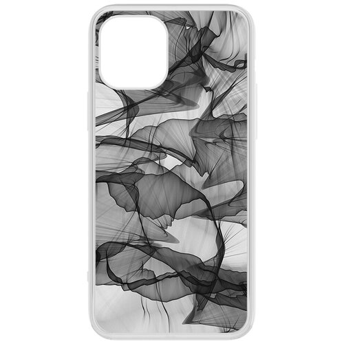 Чехол-накладка Krutoff Clear Case Абстракт 14 для iPhone 12/12 Pro чехол накладка krutoff clear case лиса для iphone 12 12 pro