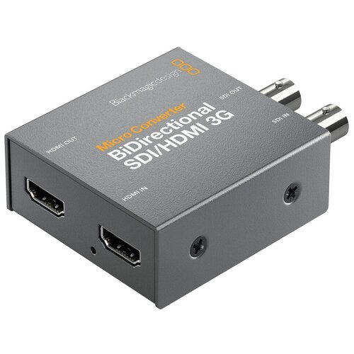 Конвертер Blackmagic Micro Converter BiDirectional SDI/HDMI 3G PSU 1080p hdmi to hd 3g sdi bnc converter sdi to hdmi converter hdmi sdi bnc extender over single 100m 328ft coaxial cables