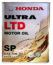 Синтетическое моторное масло Honda Ultra LTD 5W-30 SP, 4 л, 4 кг, 1 шт