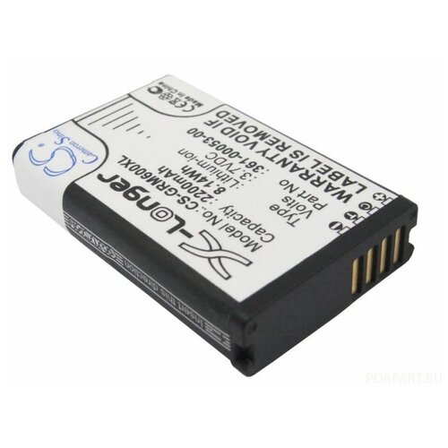 аккумулятор для garmin oregon 600 600t 650 650t p n 010 11874 00 361 00071 00 cs gma600sl 2000mah Cameron Sino Garmin Montana 6xx, Alpha 100, 200, VIRB аккумулятор Li-ion повышенной емкости X-Longer CameronSino (CS-GRM600XL, 010-11654-03)