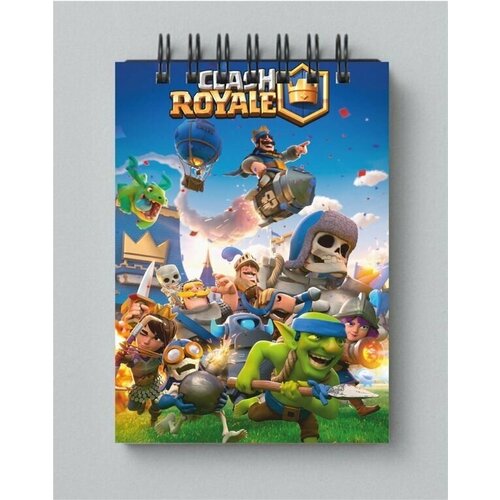 Блокнот CLASH ROYALE , CLASH OF CLANS № 6 футболки print bar clash of clans