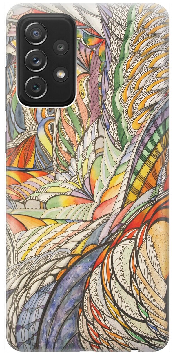 RE: PA Накладка Transparent для Samsung Galaxy A72 с принтом "Вязаная прелесть"