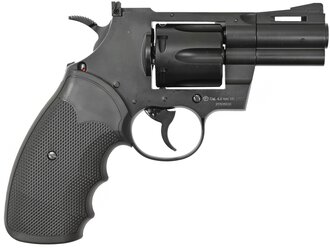 Револьвер пневматический Stalker STR ("Colt Python 2,5") к.4,5мм, металл, 86 м/с, HOP-UP, чёр