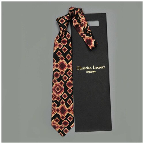 Яркий галстук с запоминающимся дизайном Christian Lacroix 835418