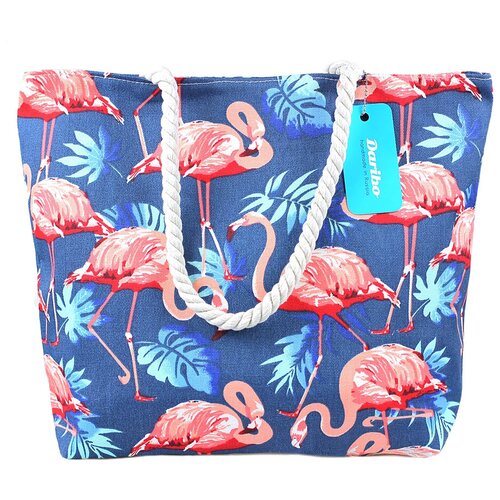 фото Пляжная сумка daribo sunbag flamingo light blue da32025