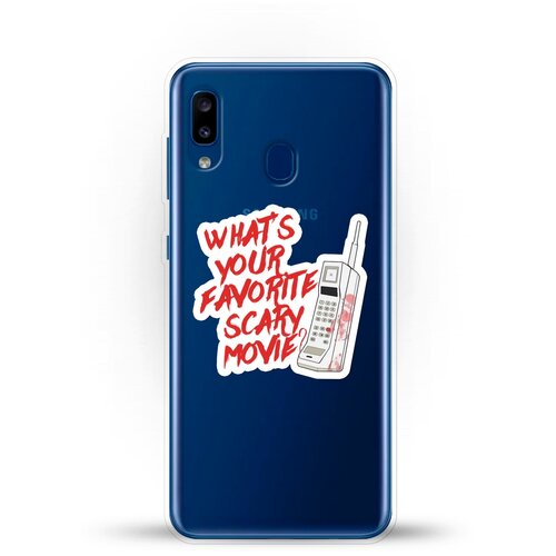 фото Силиконовый чехол scary movie на samsung galaxy a20 andy & paul