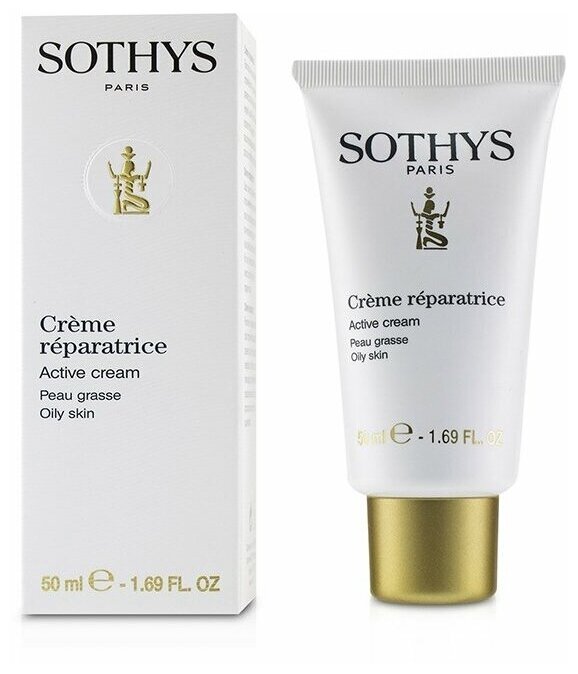 Sothys Крем Oily Skin восстанавливающий активный для жирной кожи 50 мл (Sothys, ) - фото №2