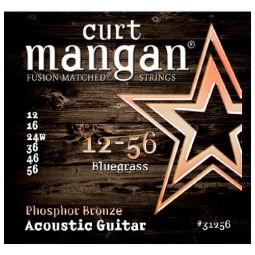 ​Струны для акустической гитары Curt Mangan Medium Phosphor Bronze 13-56 31356