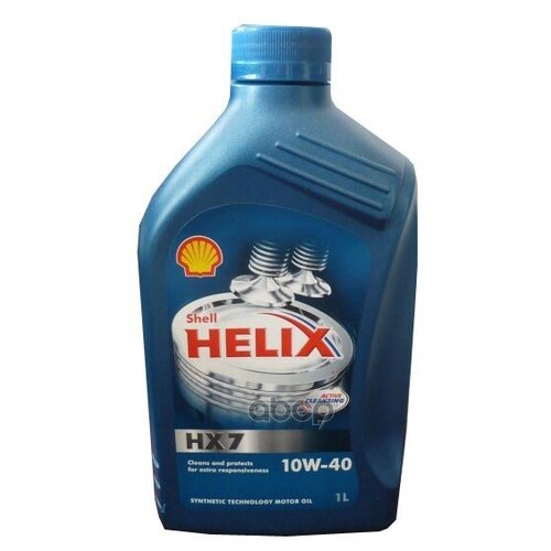 фото Shell "550040312 shell helix hx7 10w40 (1л), масло моторное