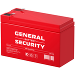 Аккумулятор для ИБП GENERAL SECURITY GS 7.2-12 (12 В / 7,2 Ач) - изображение