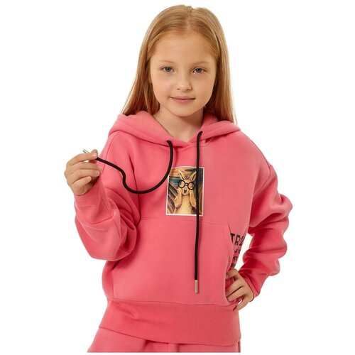 фото Худи deloras, размер 116 см, розовый, 19049 (21141)