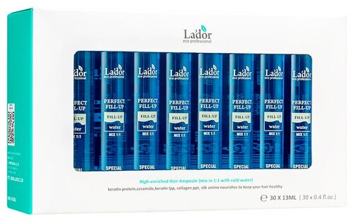 Lador филлер Perfect Hair Fill-Up, 390 г, 13 мл, 30 шт., ампулы