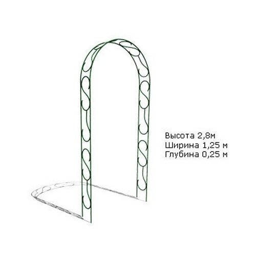 Арка узорная узкая 0005 сборная модель триумфальн арка мди