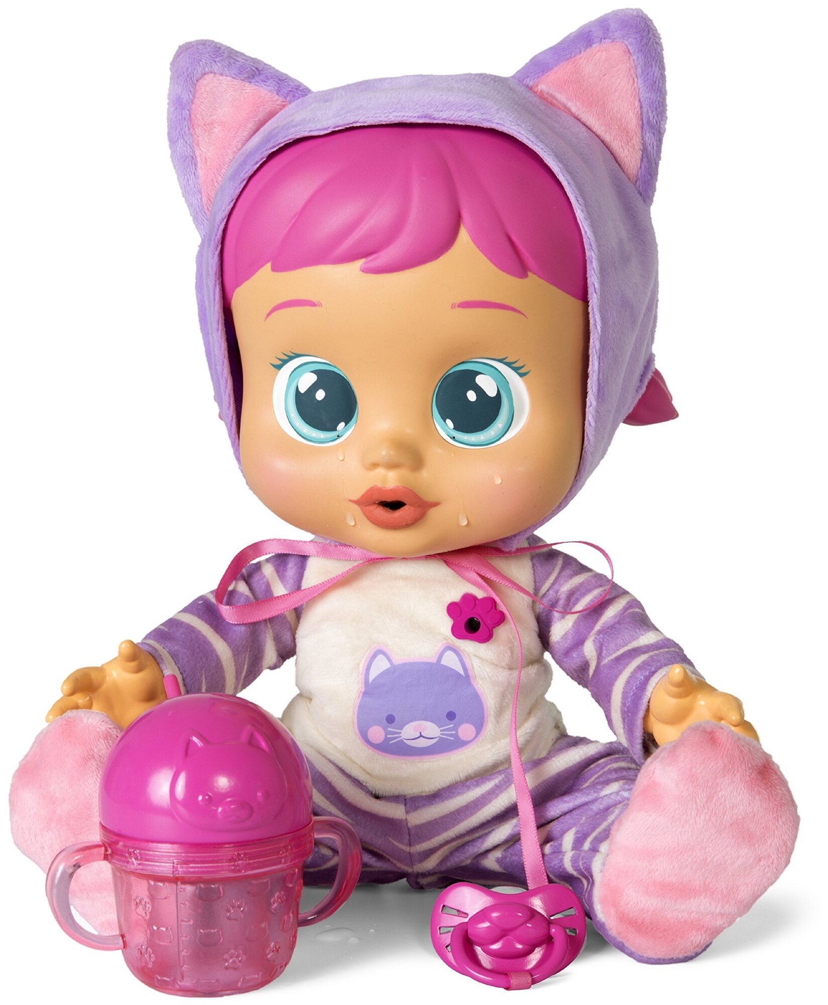 Кукла IMC Toys Cry Babies Плачущий младенец Katie, интерактивная, эл/мех, 30 см