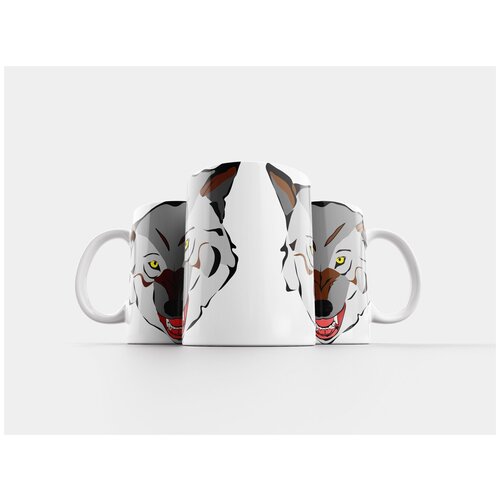 фото Кружка "волк, животное, собака" 320 мл lotsprints