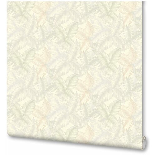 Обои флизелиновые Ovk Design Тропикана белые 1.06 м 10430-01