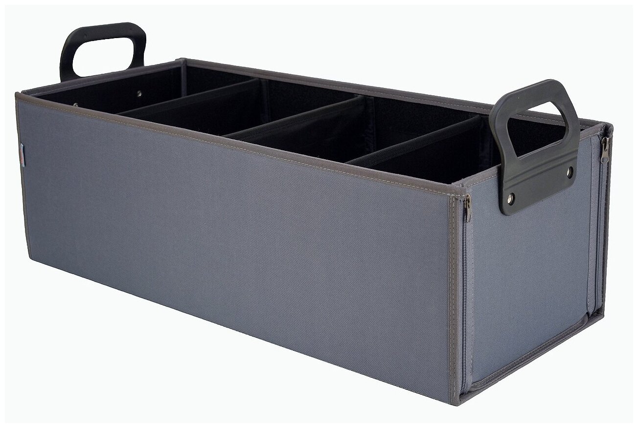 Органайзер в багажник "Куб" (размер XL Plus). Цвет: серый.