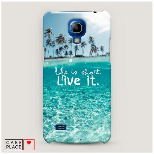 фото Чехол пластиковый samsung galaxy s4 mini live it case place