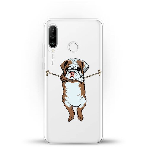 фото Силиконовый чехол бульдог на honor 20s andy & paul