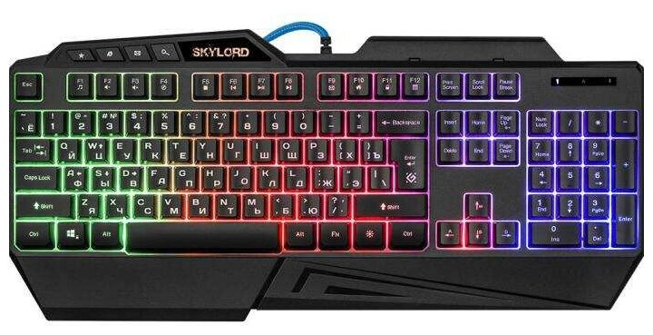 Игровая клавиатура Defender SkyLord RGB подсветка 19 Anti-Ghost