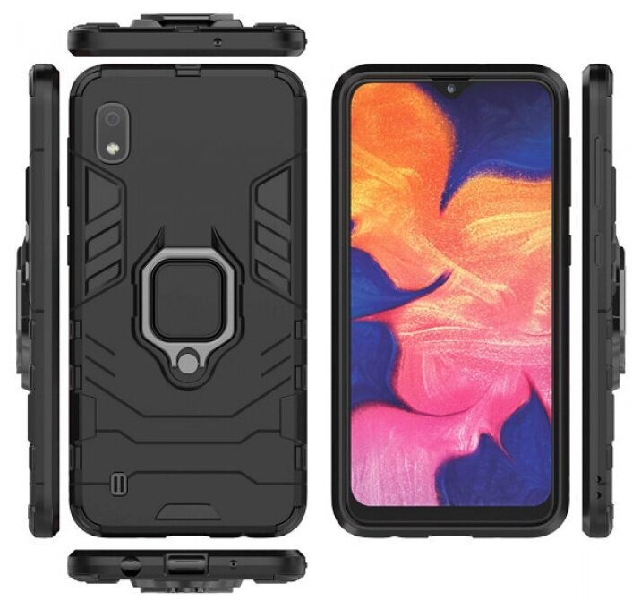 Transformer Ring Противоударный чехол под магнитный держатель для Samsung Galaxy A10 / M10