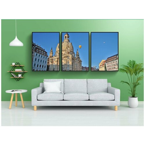 фото Набор модулных постеров для интерьера "строительство, архитектуры, средневековый" 60x90 см. в тубусе, без рамки lotsprints