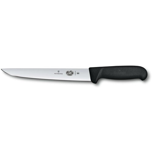 Нож обвалочный / жиловочный VICTORINOX Fibrox с прямым лезвием 20 см, черный 5.5503.20
