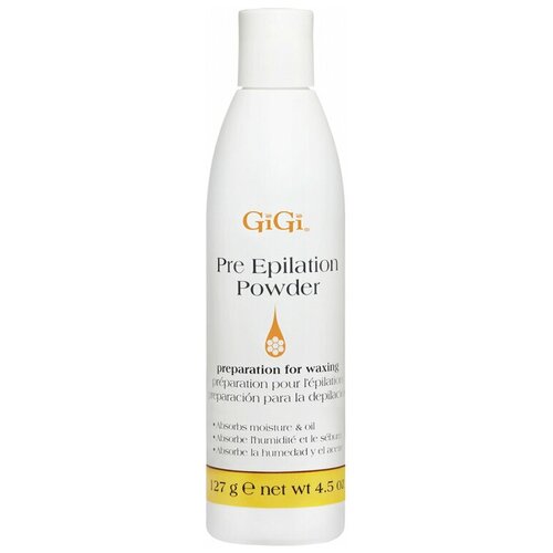 GIGI,пудра для подготовки кожи перед эпиляцией Pre-Epilation Powder, 127 гр.