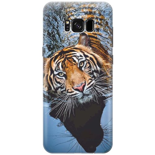 RE: PA Накладка Transparent для Samsung Galaxy S8+ с принтом Тигр купается re pa накладка transparent для samsung galaxy j7 2015 с принтом тигр купается