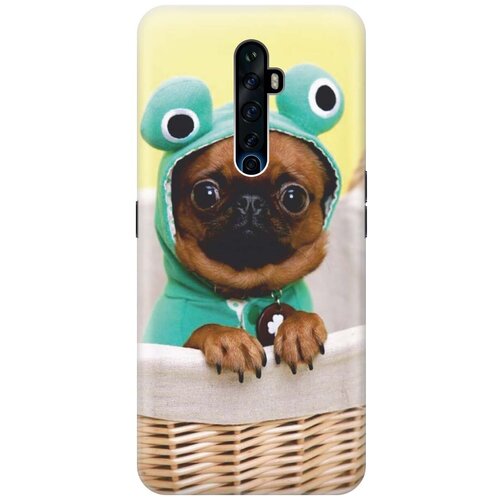 фото Re:pa накладка transparent для oppo reno2 z с принтом "собака в смешной шапке"