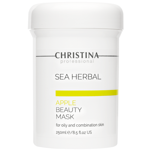 Яблочная маска красоты для жирной и комбинированной кожи Christina Sea Herbal Beauty Mask Green Apple 60 мл
