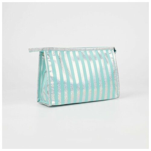 фото Косметичка на молнии, цвет мятный