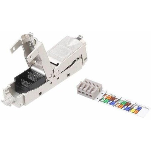 Адаптер проходной coupler IDC кат6 полный экран CA3-IDC-C6-SH-F-SL Hyperline 431372 433₽