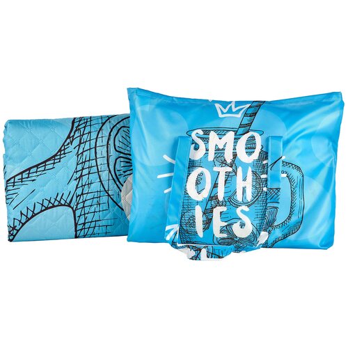 Пляжное покрывало, сирень, Айссмузи, 145х200см