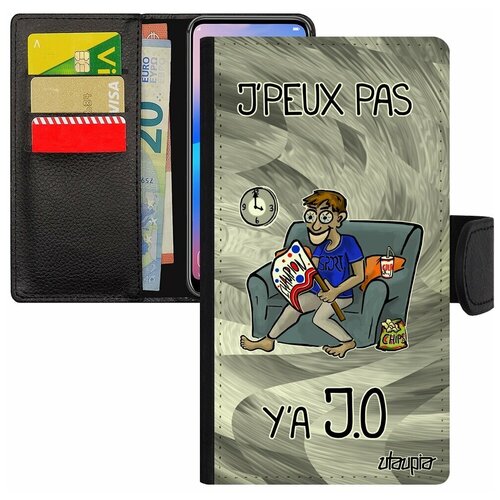 фото Чехол-книжка на мобильный iphone se 2020, "не могу - олимпийские игры!" повод болельщик utaupia