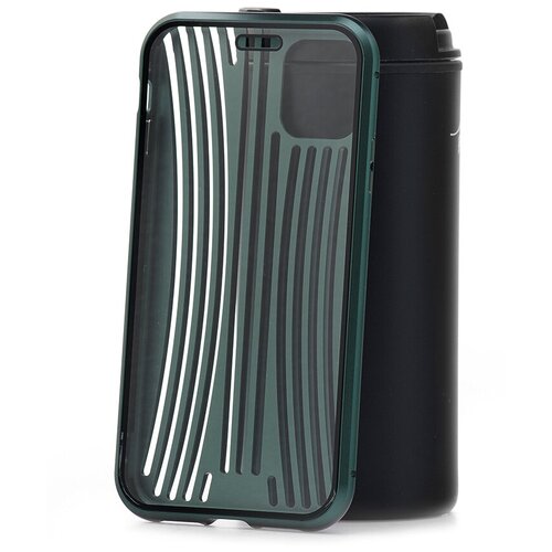 фото Чехол на айфон 11 kruche metal suitcase dark green кruче