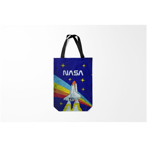фото Сумка-шоппер / 31х42 см / популярные иллюстрации / модные nasa burnettie