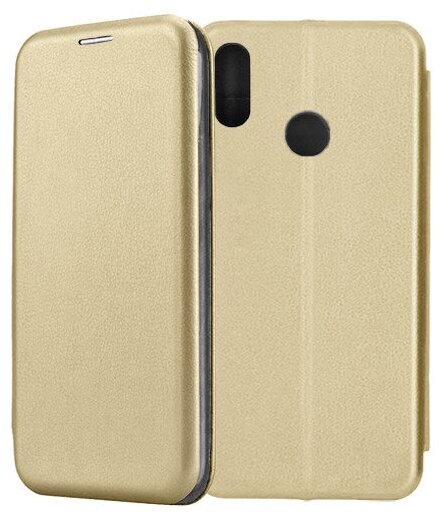 Чехол-книжка Fashion Case для Huawei Honor 10 Lite золотой