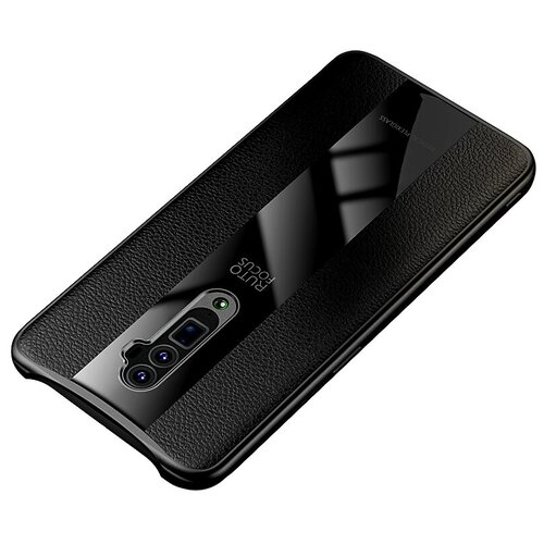 фото Чехол mypads для huawei p30 из силикона с дизайном под кожу черный