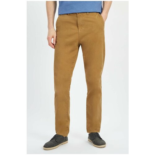 фото Брюки baon повседневные брюки-чинос baon, размер: xxl, бежевый