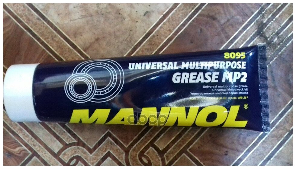 Смазка Многоцелевая "Universal Multipurpose Grease Mp2", 230гр MANNOL арт. 2483